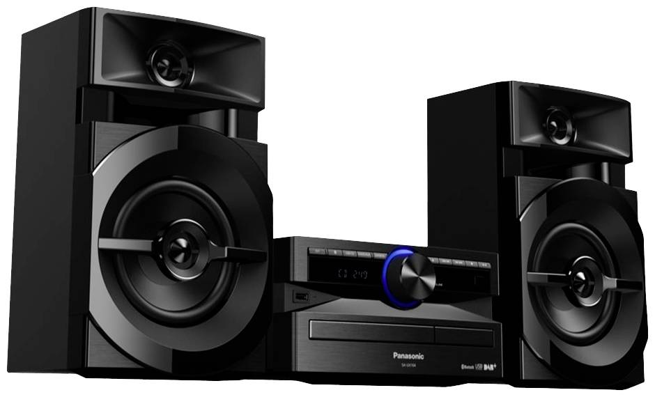 Panasonic SC-UX104EG-K Stereoanlage CD, DAB+, UKW, USB, 2 x 150W Schwarz