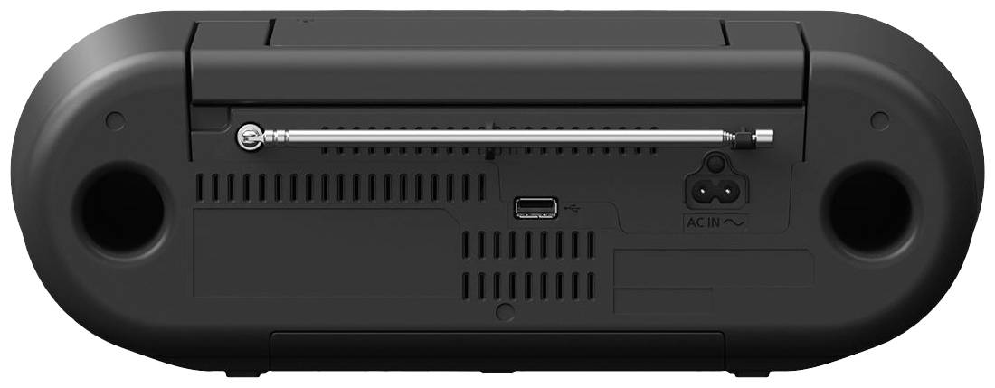 Panasonic RX-D550E-K CD-Radio UKW AUX, Bluetooth®, CD, UKW, USB Inkl. Fernbedienung Schwarz