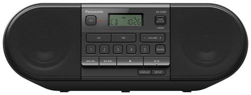 Panasonic RX-D500EG-K CD-Radio UKW CD, UKW, USB Schwarz