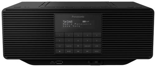 Panasonic RX-D70BTEG-K CD-Radio DAB+, UKW AUX, Bluetooth®, CD, DAB+, UKW, USB Schwarz