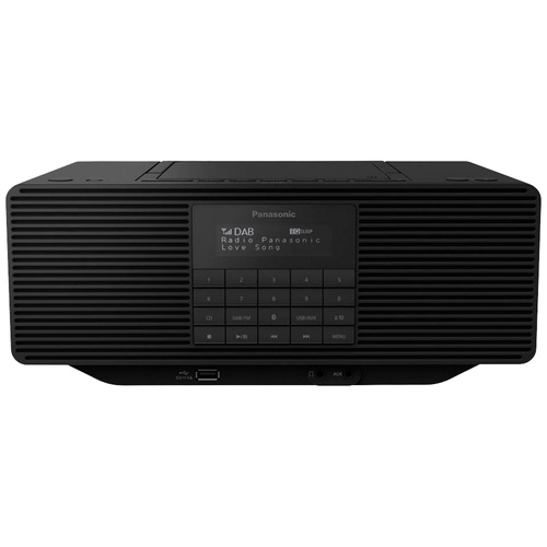 Panasonic RX-D70BTEG-K CD-Radio DAB+, UKW AUX, Bluetooth®, CD, DAB+, UKW, USB Schwarz