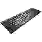 CHERRY KW X ULP Bluetooth® Tastatur Deutsch, QWERTZ Schwarz Geräuscharme Tasten, Wiederaufladbar