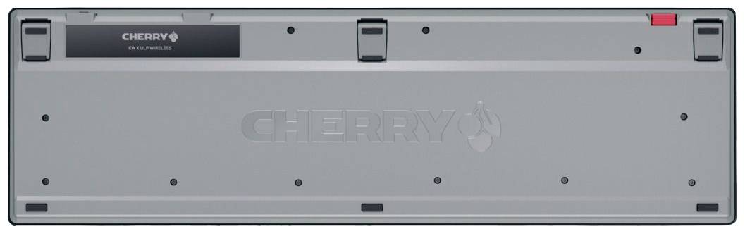 CHERRY KW X ULP Bluetooth® Tastatur Deutsch, QWERTZ Schwarz Geräuscharme Tasten, Wiederaufladbar