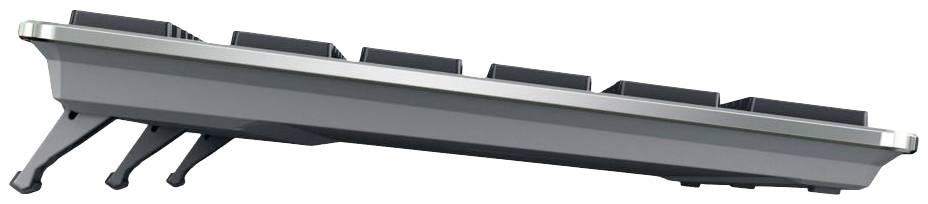 CHERRY KW X ULP Bluetooth® Tastatur Deutsch, QWERTZ Schwarz Geräuscharme Tasten, Wiederaufladbar