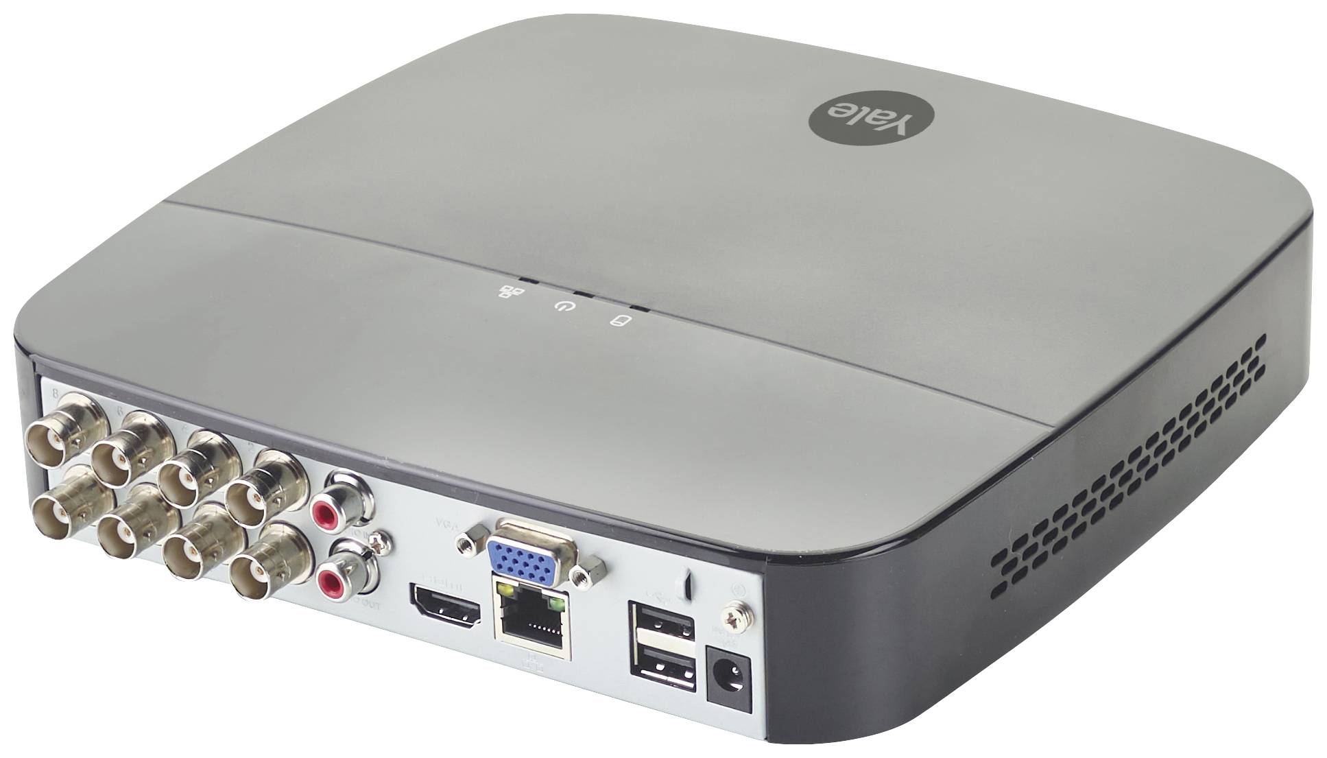 YALE SV-4C-2ABF X-2 V2 Analog Überwachungskamera-Set 4-Kanal mit 2 Kameras 1920 x 1080 Pixel 1TB