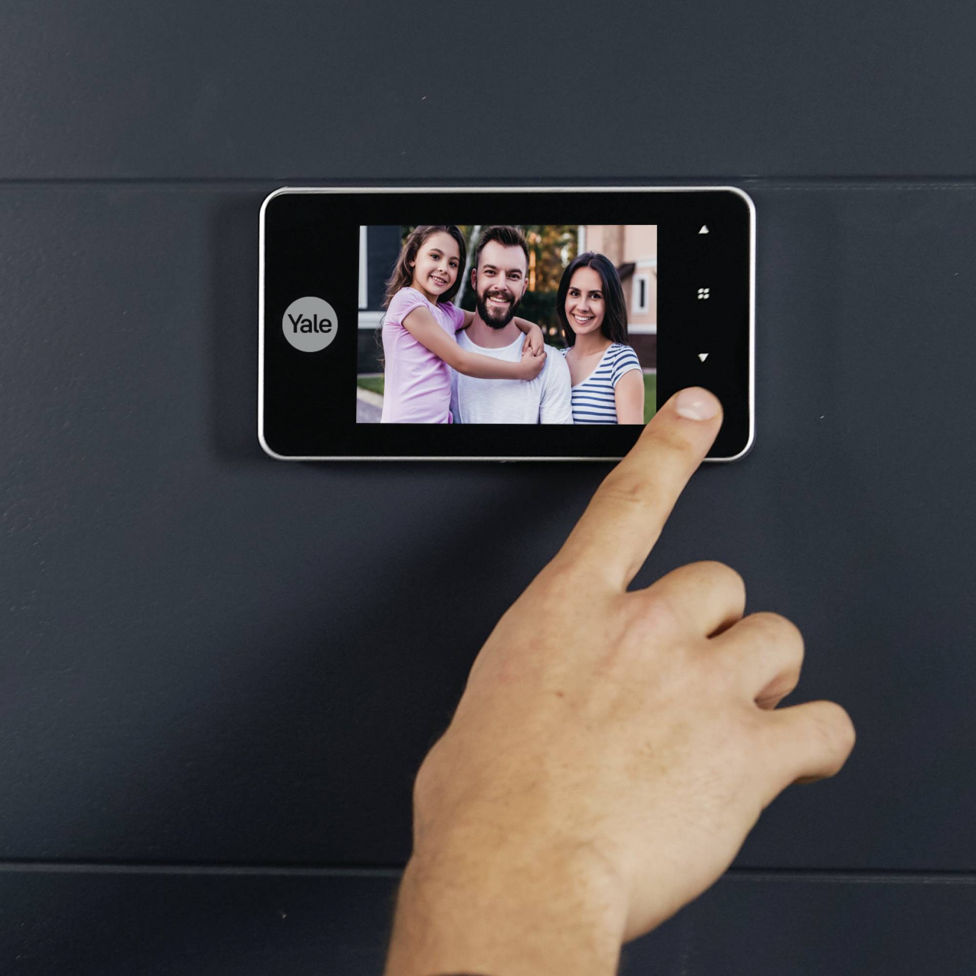 YALE DDV 4500 45-4500-1440-00-6011 Digitaler Türspion mit LCD-Display 10.16cm 4 Zoll