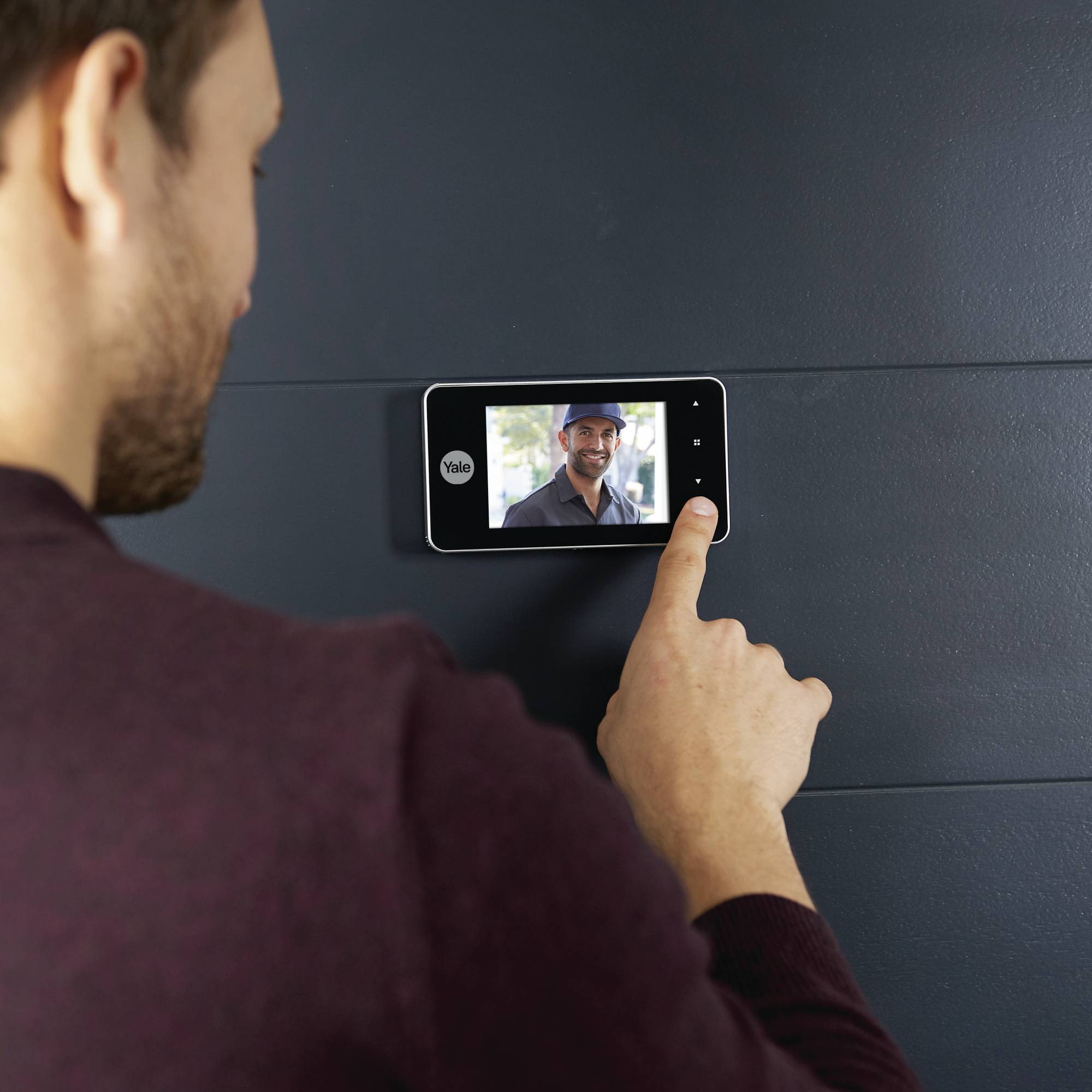 YALE DDV 4500 45-4500-1440-00-6011 Digitaler Türspion mit LCD-Display 10.16cm 4 Zoll