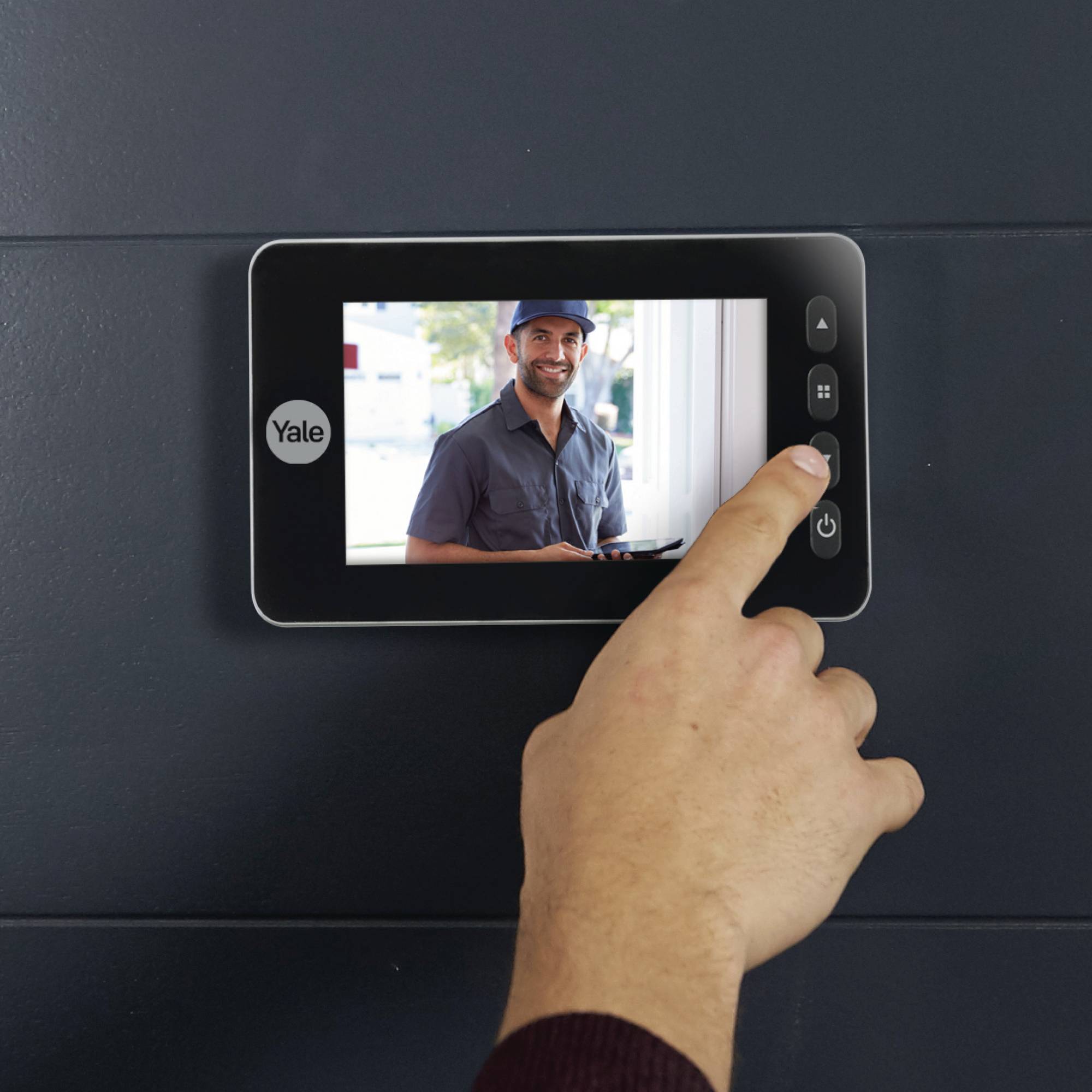 YALE 45-5800-1443-00-6011 Digitaler Türspion mit LCD-Display 10.66cm 4.2 Zoll