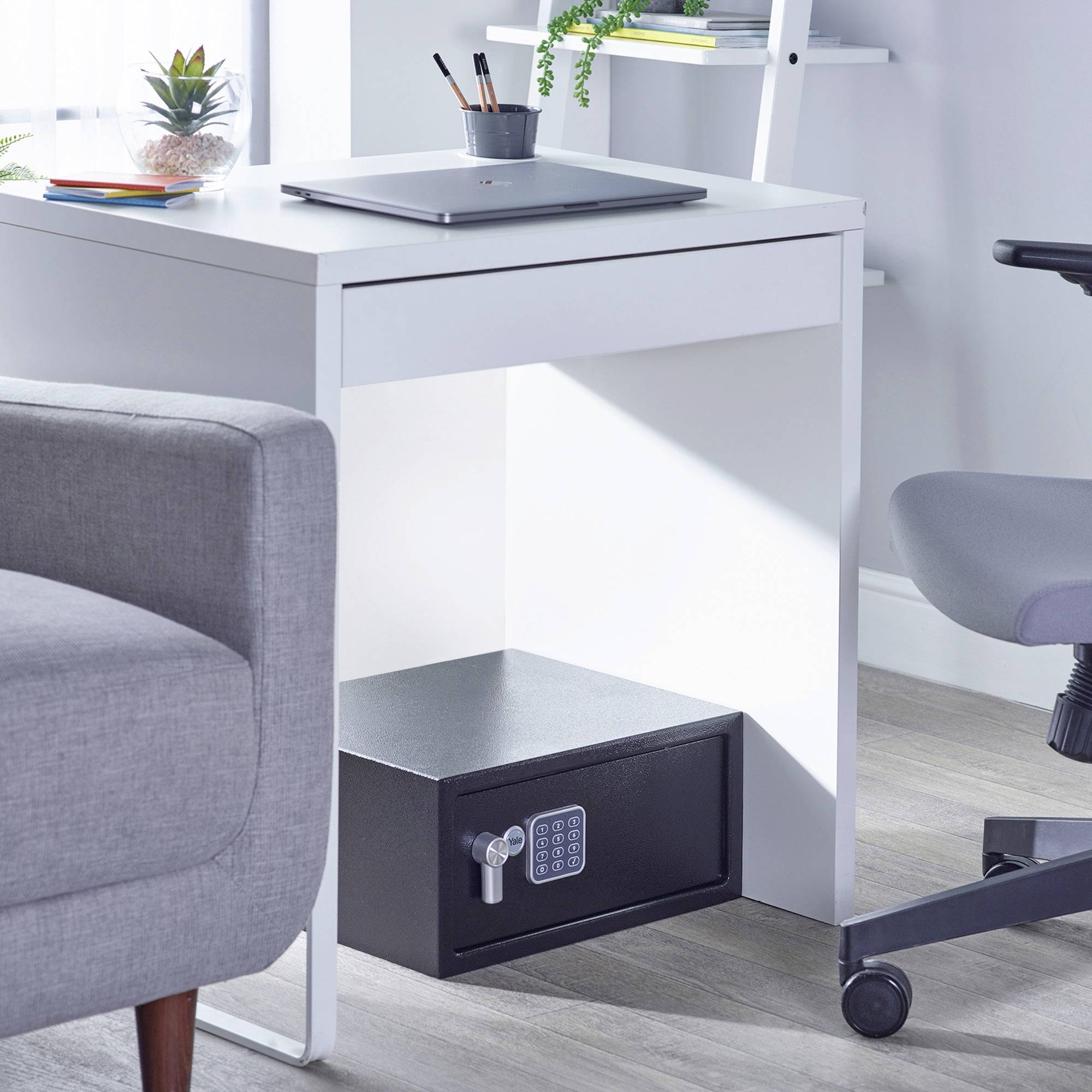 YALE YLV/200/DB2 Möbeltresor Zahlenschloss, Schlüsselschloss