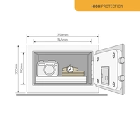 YALE YSFB/200/EB1 Tresor Zahlenschloss, Fingerabdruckschloss, Schlüsselschloss YALE YSFB/200/EB1 Tresor Zahlenschloss, Fingerabdruckschloss, Schlüsselschloss