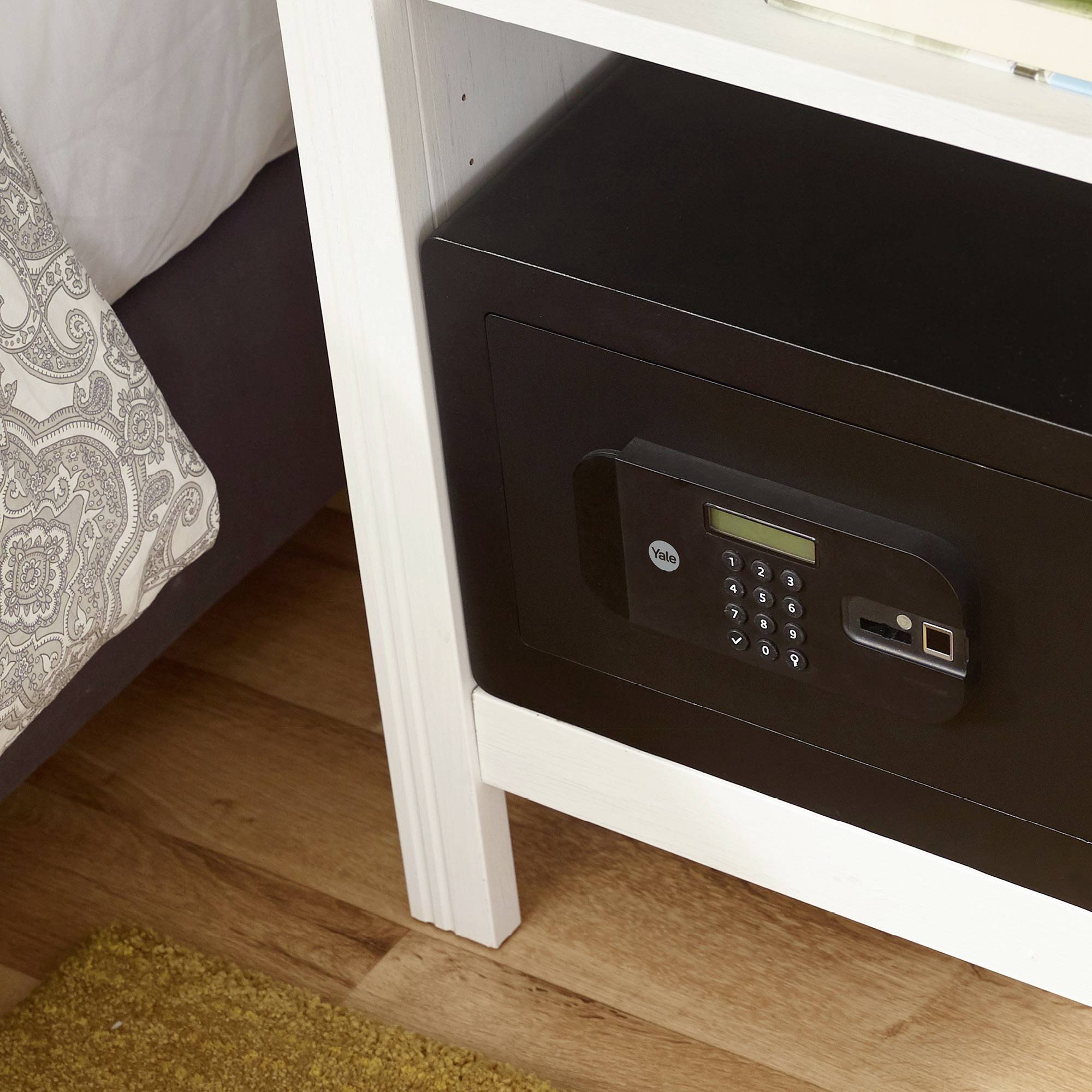 YALE YSFB/250/EB1 Tresor Zahlenschloss, Fingerabdruckschloss, Schlüsselschloss