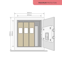 YALE YSEM/400/EG1 Tresor Zahlenschloss, Schlüsselschloss YALE YSEM/400/EG1 Tresor Zahlenschloss, Schlüsselschloss