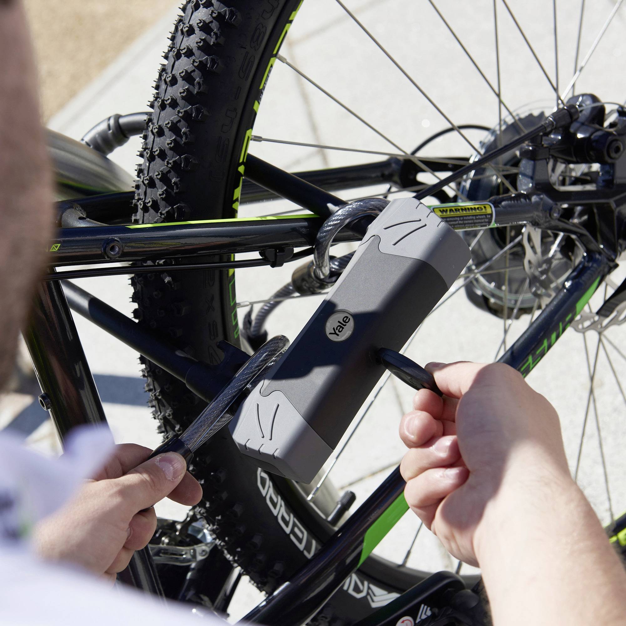 YALE Bügelschloss Schlüsselschloss