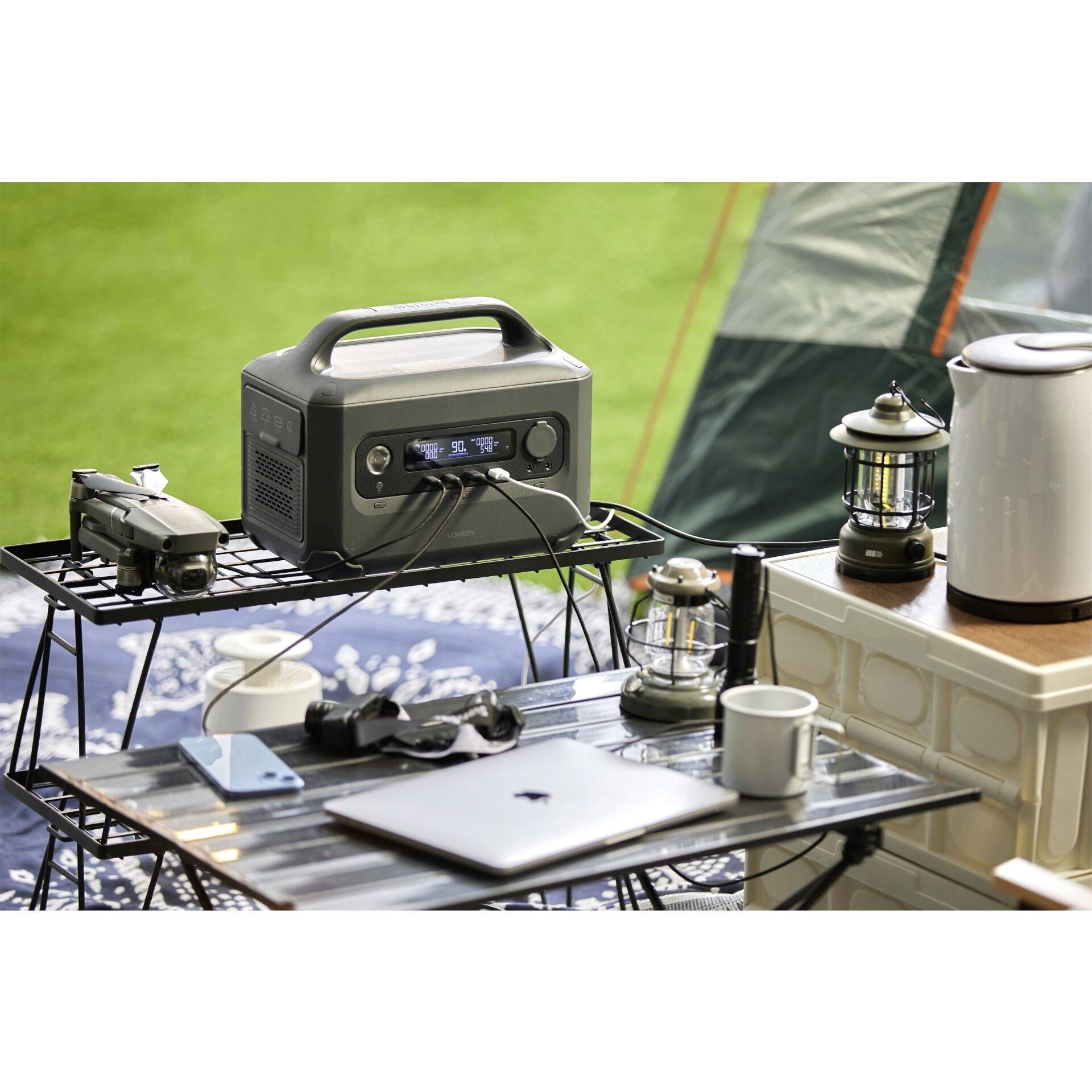 UGREEN UGR 15050 Powerstation LiFePO 4 Schwarz ohne Laderegler