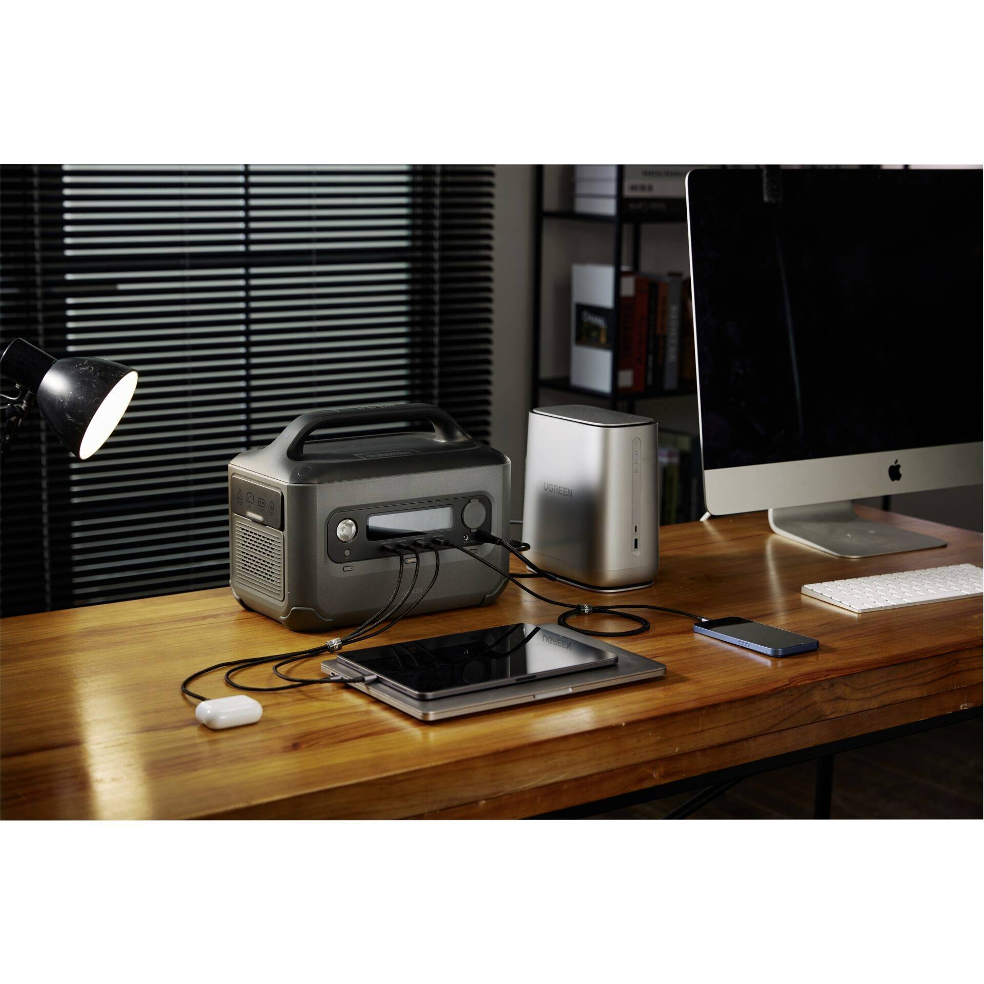 UGREEN UGR 15050 Powerstation LiFePO 4 Schwarz ohne Laderegler