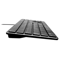 SpeedLink RIVA Slim Kabelgebunden Tastatur Deutsch, QWERTZ Schwarz Geräuscharme Tasten SpeedLink RIVA Slim Kabelgebunden Tastatur Deutsch, QWERTZ Schwarz Geräuscharme Tasten