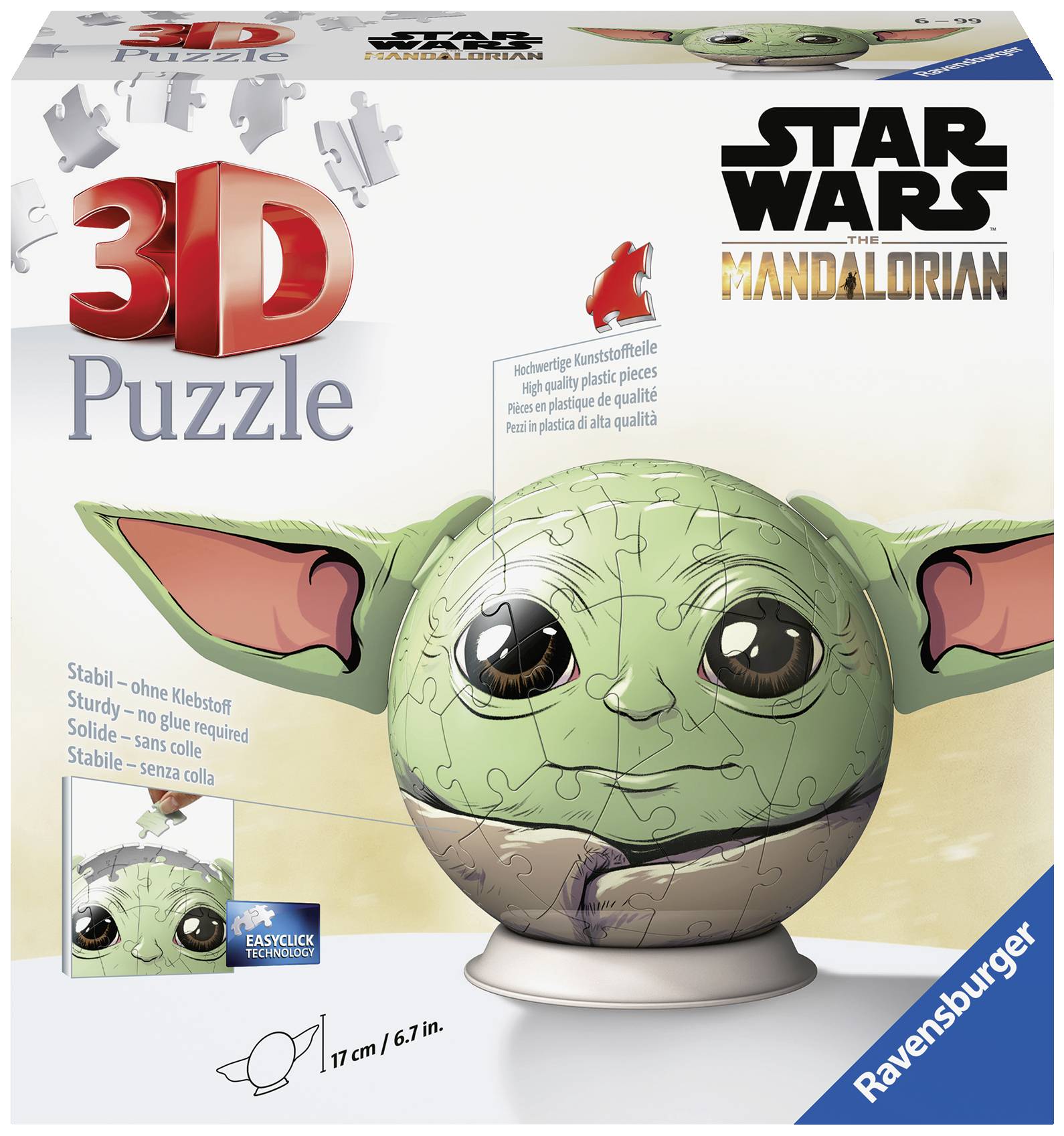 Mandalorian Grogu Puzzle-Ball mit Ohren 11556 1St.