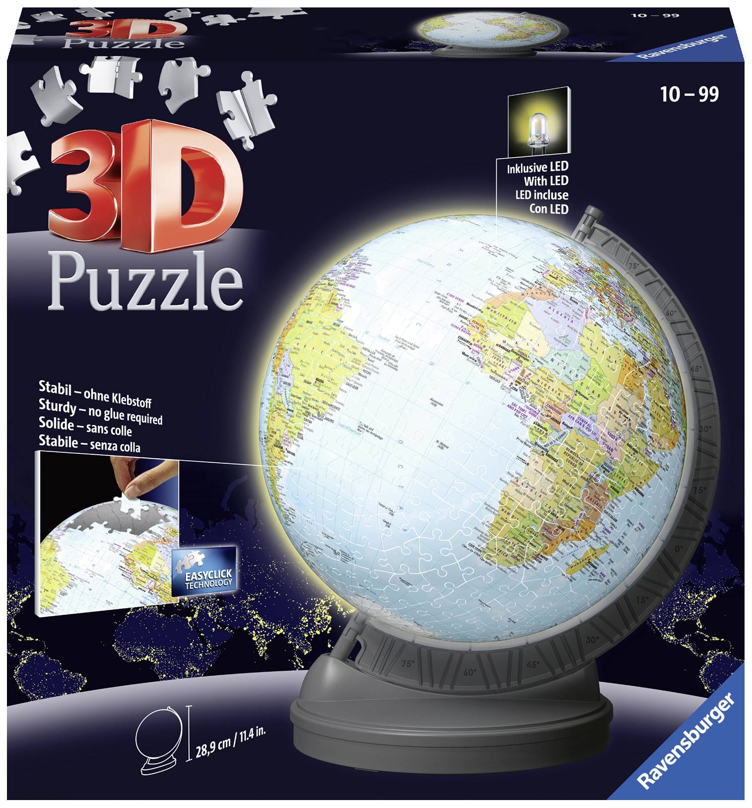 Globus mit Licht 11549 1St.