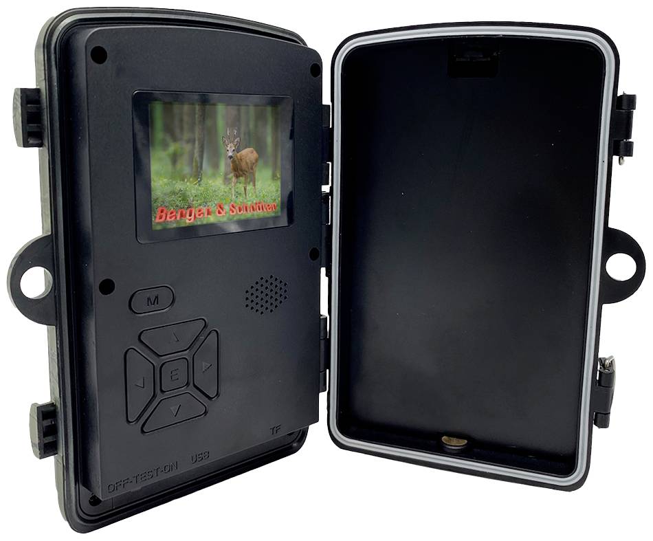 Berger & Schröter DH1 Wildkamera 16 Megapixel Black LEDs, Tonaufzeichnung Camouflage Grün, Camouflage Braun