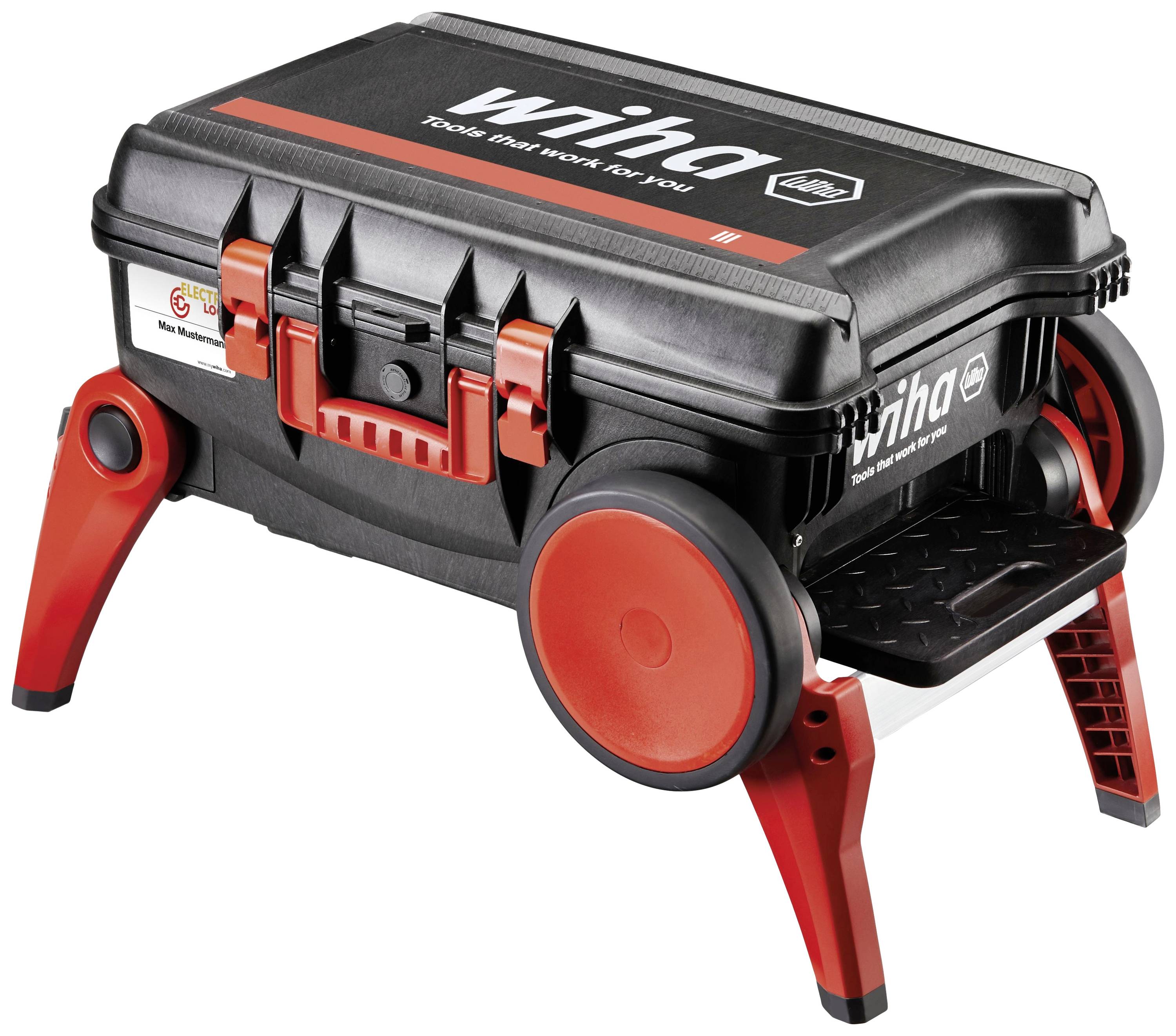 Wiha 45734 Elektriker Werkzeugkoffer bestückt 80teilig (B x H x T) 497 x 680 x 336mm