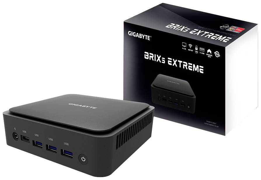 Gigabyte Barebone BRIXs EXTREME AMD Ryzen 3 5400U 4 GHz AMD Radeon Graphics GB-BER3-5400