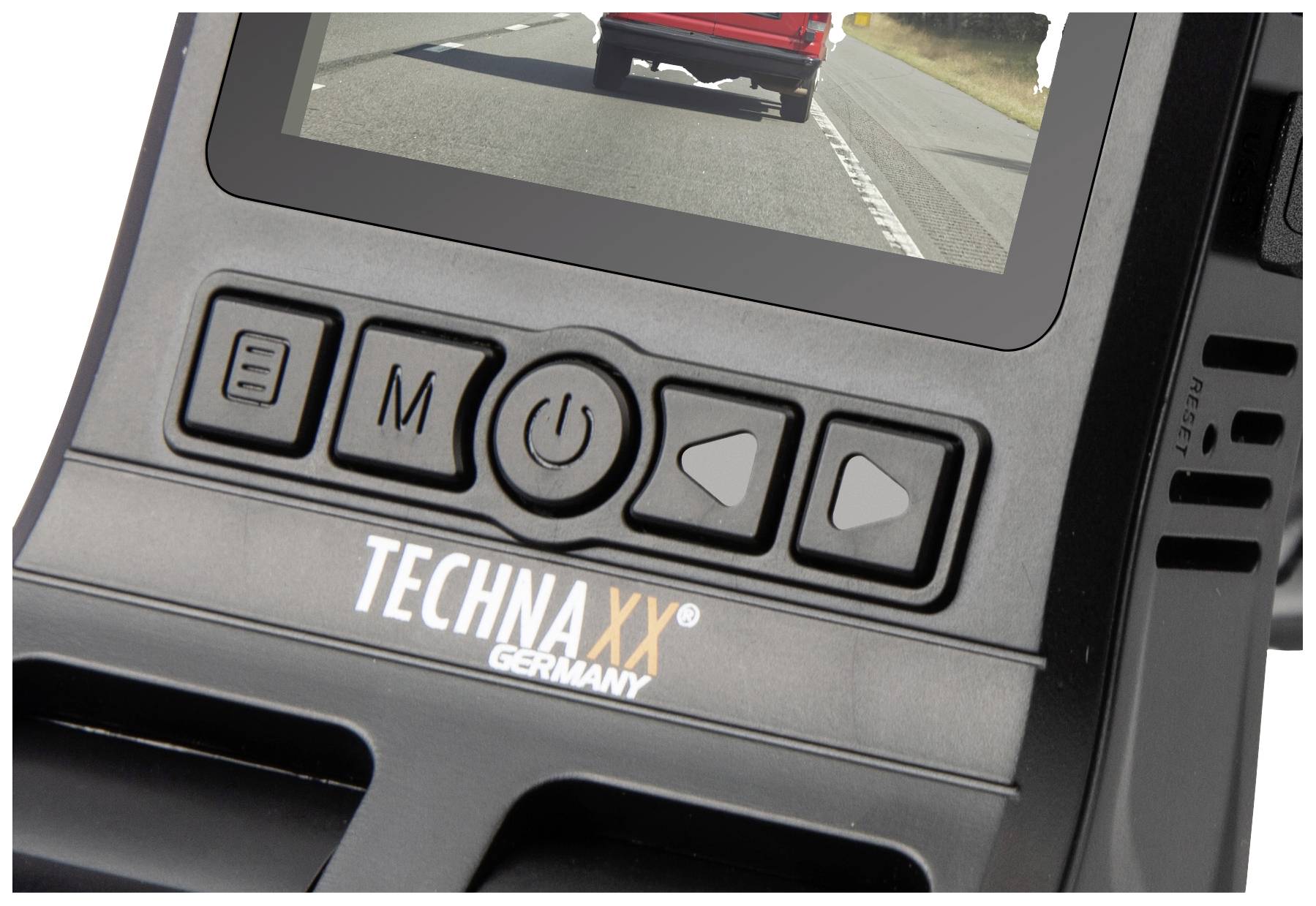 Technaxx TX-185 Dashcam Blickwinkel horizontal max.=120 ° 5 V Display, Dual-Kamera, G-Sensor, Innenraumkamera, Akku, Schleifenaufzeichnung