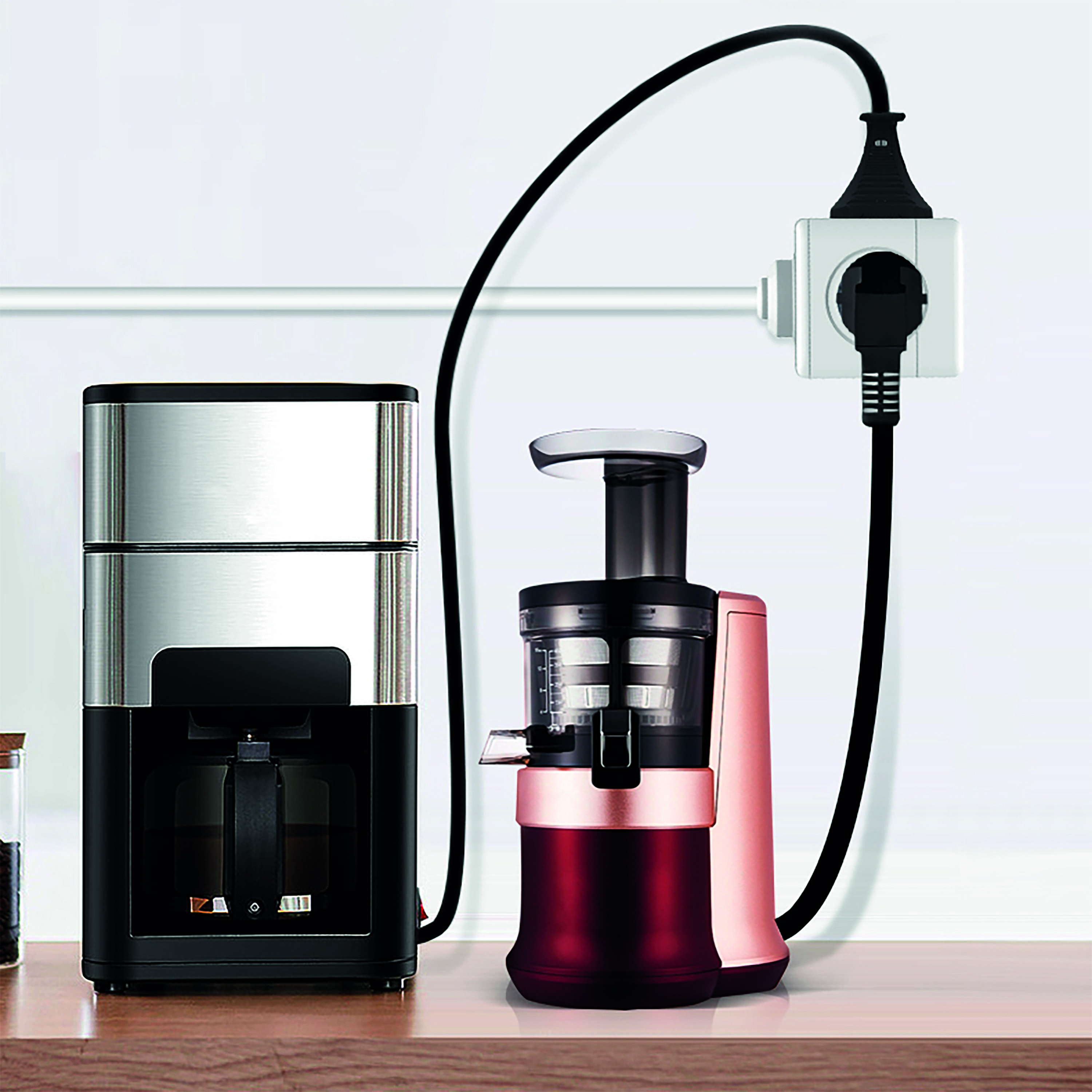 Technaxx 5004 Steckdosenwürfel Weiß Schutzkontakt 1 St.