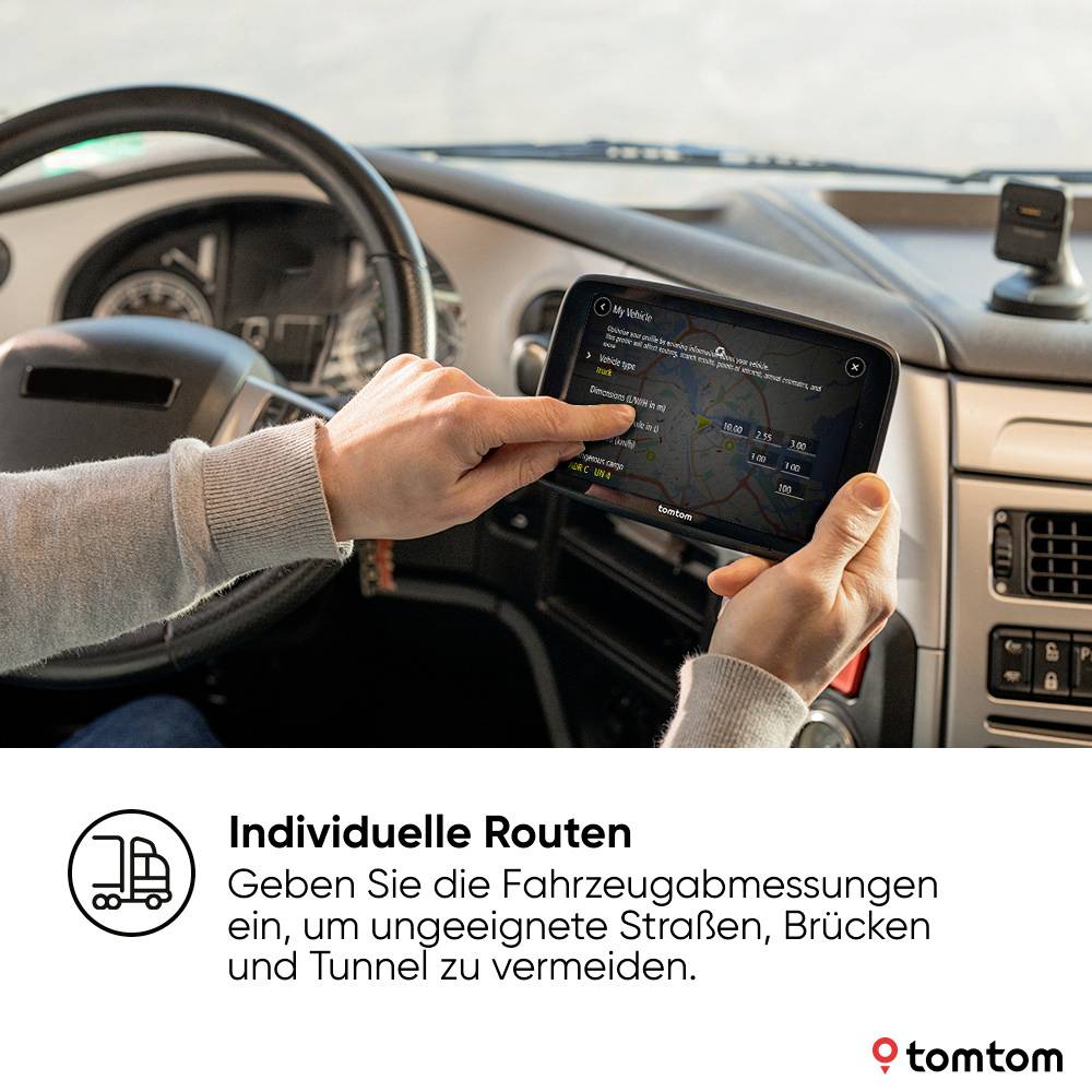 TomTom TT GO EXPERT Plus EU 7" LKW-Navi 17.8 cm 7 Zoll