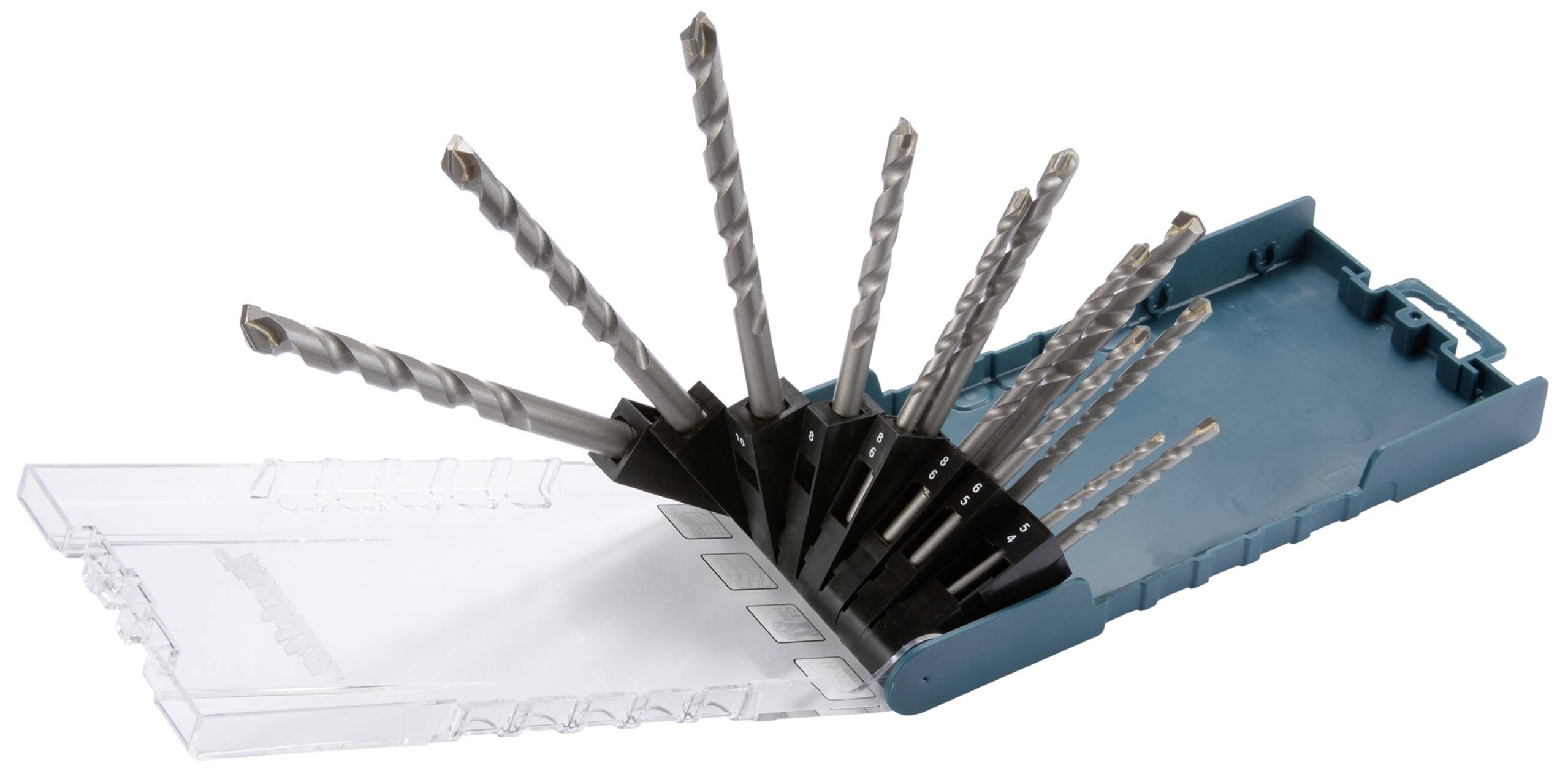 Makita D-77126 Stein-Spiralbohrer-Set 12teilig 4 mm, 5 mm, 6 mm, 8 mm, 10 mm, 12 mm 1 Set