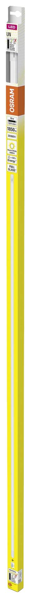 OSRAM HOMELIGHTING LED-Röhre EEK: F (A - G) G13 Röhrenform 18 W = 36 W Warmweiß (Ø x L) 27.80 mm x 1211 mm 1 St.