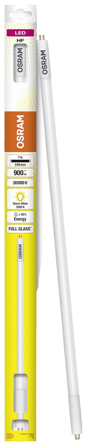 OSRAM HOMELIGHTING LED-Röhre EEK: E (A - G) G5 Röhrenform 7 W = 14 W Warmweiß (Ø x L) 18.50 mm x