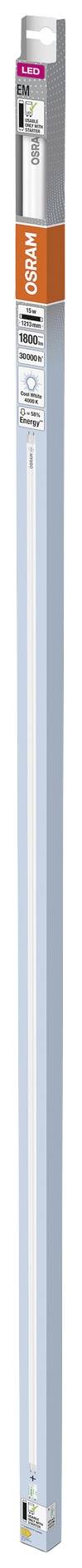 OSRAM HOMELIGHTING LED-Röhre EEK: E (A - G) G13 Röhrenform 15 W = 36 W Neutralweiß (Ø x L) 26.80 mm x 1213 mm 1 St.
