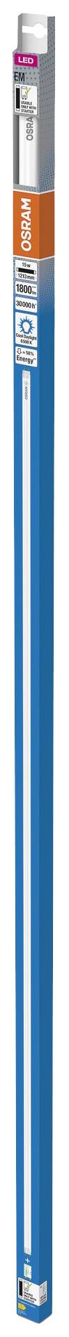 OSRAM HOMELIGHTING LED-Röhre EEK: E (A - G) G13 Röhrenform 15 W = 36 W Kaltweiß (Ø x L) 26.80 mm x 1213 mm 1 St.