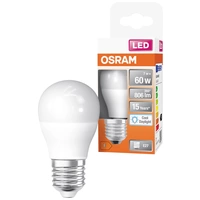 OSRAM HOMELIGHTING 4099854022029 LED EEK F (A - G) E27 Globe (mini) 7W = 60W Kaltweiß (Ø x H) 47mm x 47mm 1St. OSRAM HOMELIGHTING 4099854022029 LED EEK F (A - G) E27 Globe (mini) 7W = 60W Kaltweiß (Ø x H) 47mm x 47mm 1St.