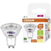 OSRAM HOMELIGHTING 4099854071713 LED EEK A (A - G) GU10 Reflektor 2 W = 50 W Warmweiß (Ø x H) 50 mm x 50 mm 1 St. OSRAM HOMELIGHTING 4099854071713 LED EEK A (A - G) GU10 Reflektor 2 W = 50 W Warmweiß (Ø x H) 50 mm x 50 mm 1 St.