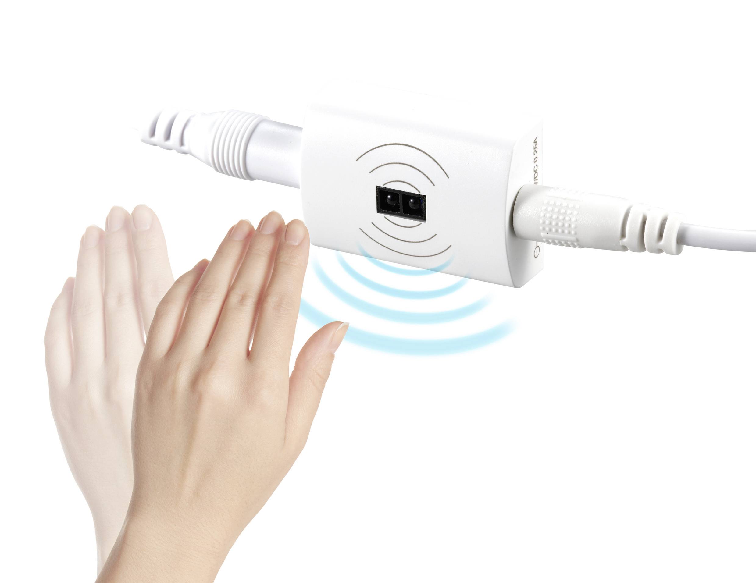 Sygonix SY-5733220 LED-Streifen-Komplettset mit Bewegungsmelder 230V 1500mm Naturweiß 1St.