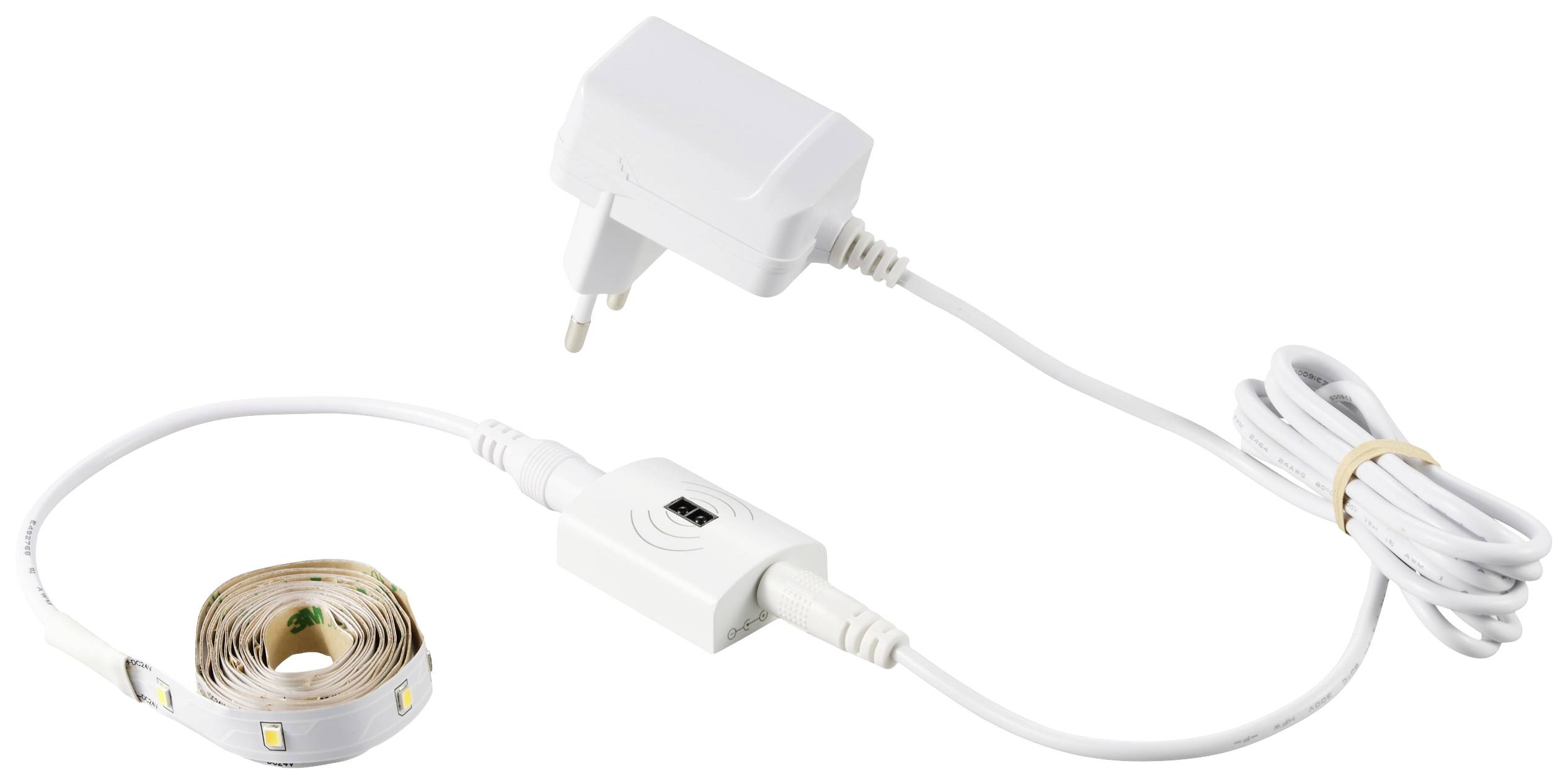 Sygonix SY-5733220 LED-Streifen-Komplettset mit Bewegungsmelder 230V 1500mm Naturweiß 1St.