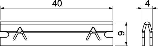 Rehau 6133562 Klemmstück Erdungsvorrichtung 20St.