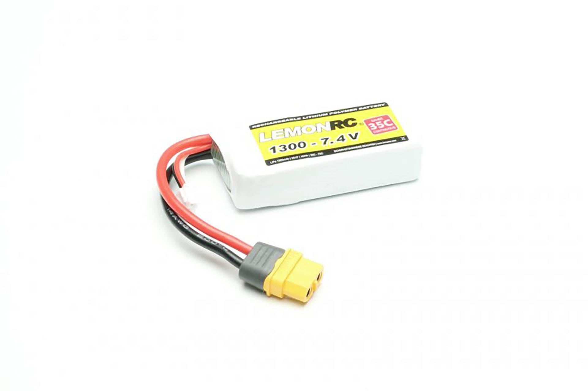 LemonRC Modellbau-Akkupack (LiPo) 7.4V 1300 mAh Zellen-Zahl: 2 35 C Softcase XT60