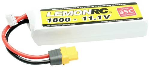 LemonRC Modellbau-Akkupack (LiPo) 11.1V 1800 mAh Zellen-Zahl: 3 35 C Softcase XT60