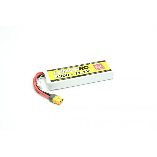 LemonRC Pack de batterie (LiPo) 11.1 V 3300 mAh Nombre de cellules: 3 35 C Softcase XT60
