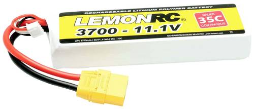 LemonRC Modellbau-Akkupack (LiPo) 11.1V 3700 mAh Zellen-Zahl: 3 35 C Softcase XT90