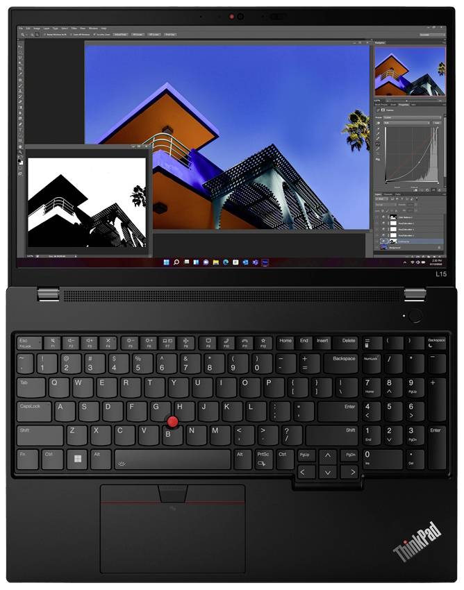 Lenovo Notebook ThinkPad L15 G4 39.6 cm (15.6 Zoll) Full HD Intel® Core™ i5 i5-1335U 8 GB RAM 256 GB SSD Deutsch, QWERTZ Schwarz 21H3002FG