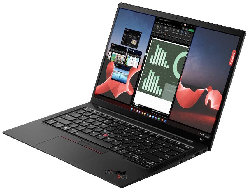 Lenovo Notebook ThinkPad X1 Carbon Gen 11 35.6 cm (14 Zoll) WUXGA Intel® Core™ i7 i7-1355U 1 TB SSD Deutsch, QWERTZ Schwarz 21HM006VGE