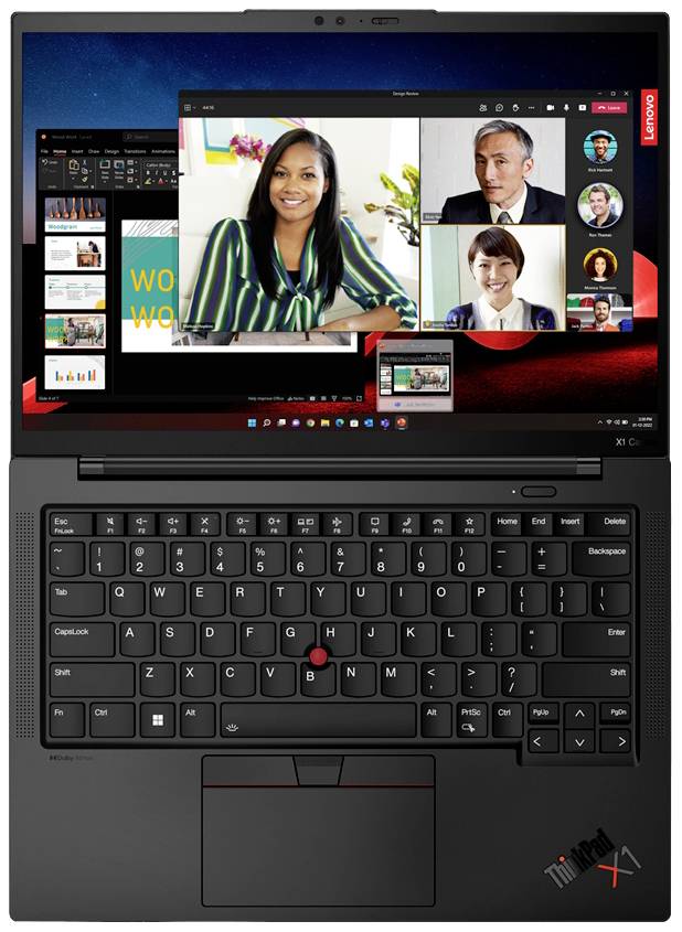 Lenovo Notebook ThinkPad X1 Carbon Gen 11 35.6 cm (14 Zoll) WUXGA Intel® Core™ i7 i7-1355U 1 TB SSD Deutsch, QWERTZ Schwarz 21HM006VGE
