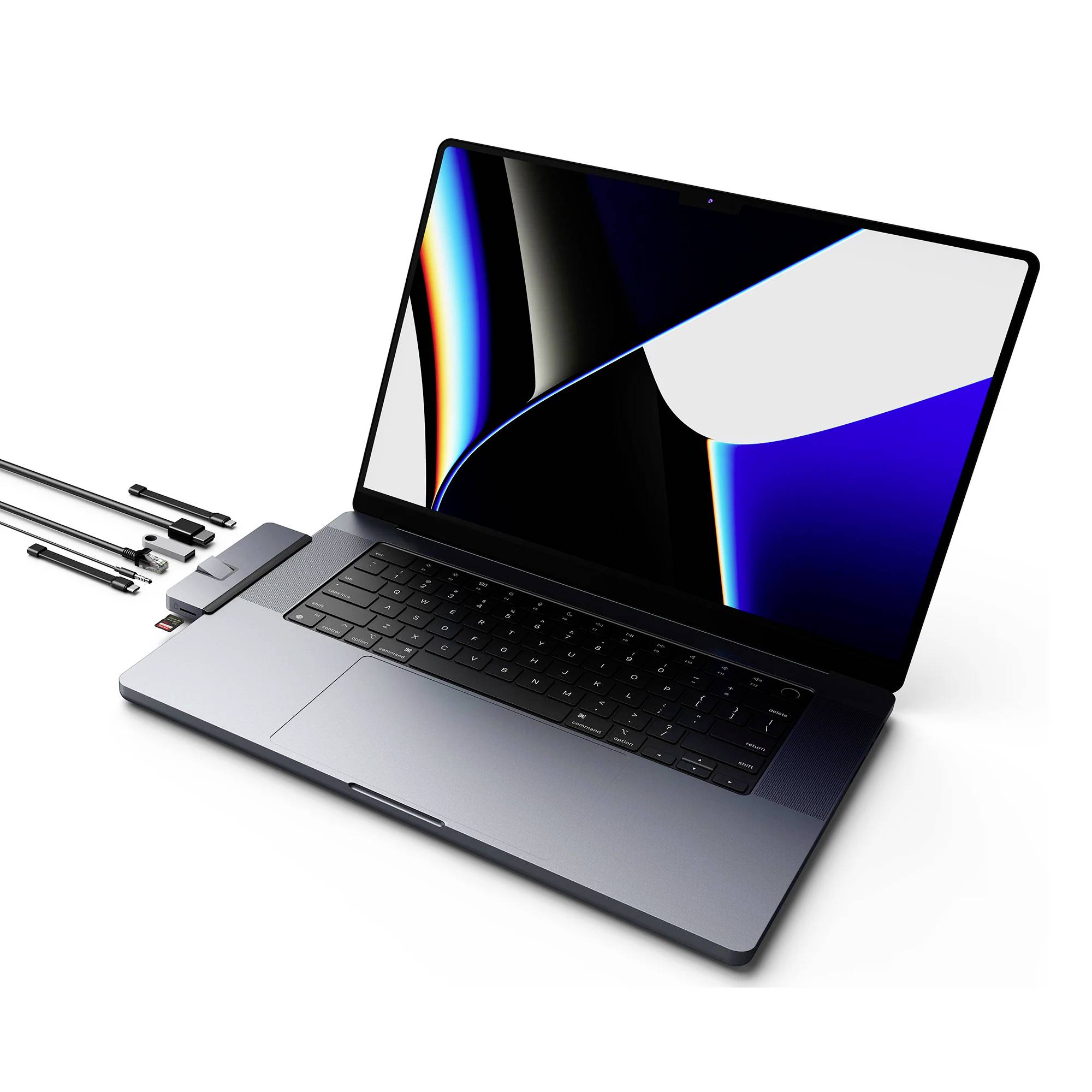 HYPER USB-C® Dockingstation HyperDrive DUO PRO 7-in-2 USB-C Hub Passend für Marke Dockingstations: Apple, Universal integrierter Kartenleser, USB-