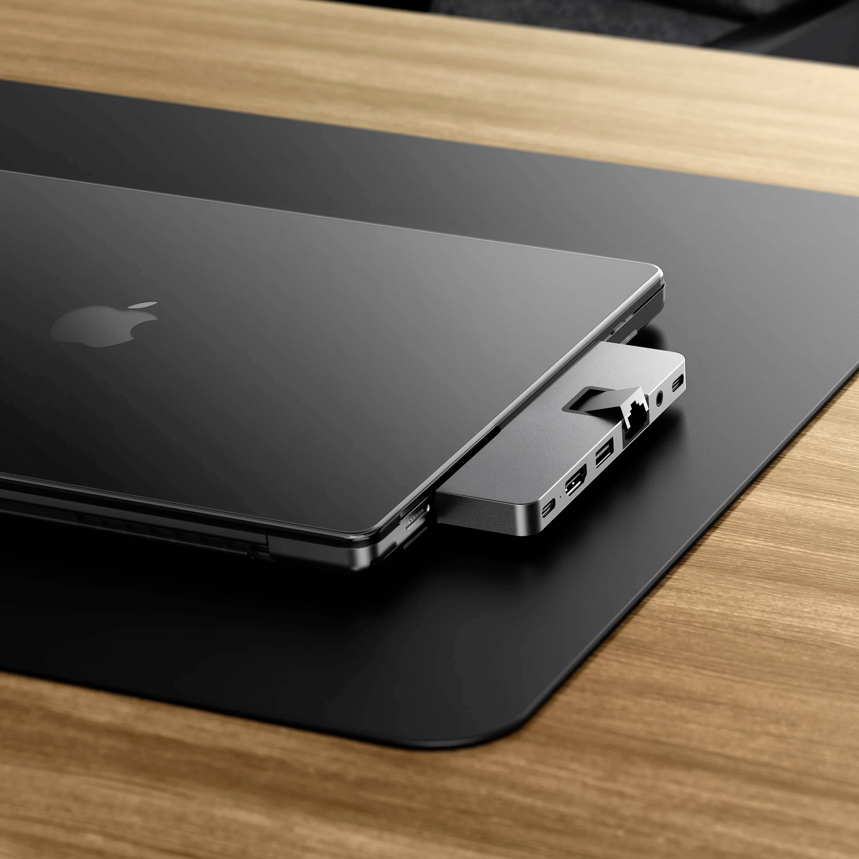 HYPER USB-C® Dockingstation HyperDrive DUO PRO 7-in-2 USB-C Hub Passend für Marke Dockingstations: Apple, Universal integrierter Kartenleser, USB-