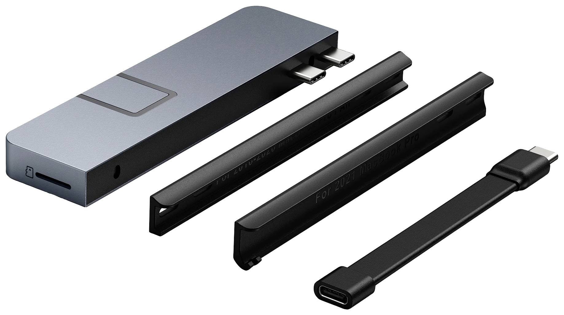 HYPER USB-C® Dockingstation HyperDrive DUO PRO 7-in-2 USB-C Hub Passend für Marke Dockingstations: Apple, Universal integrierter Kartenleser, USB-