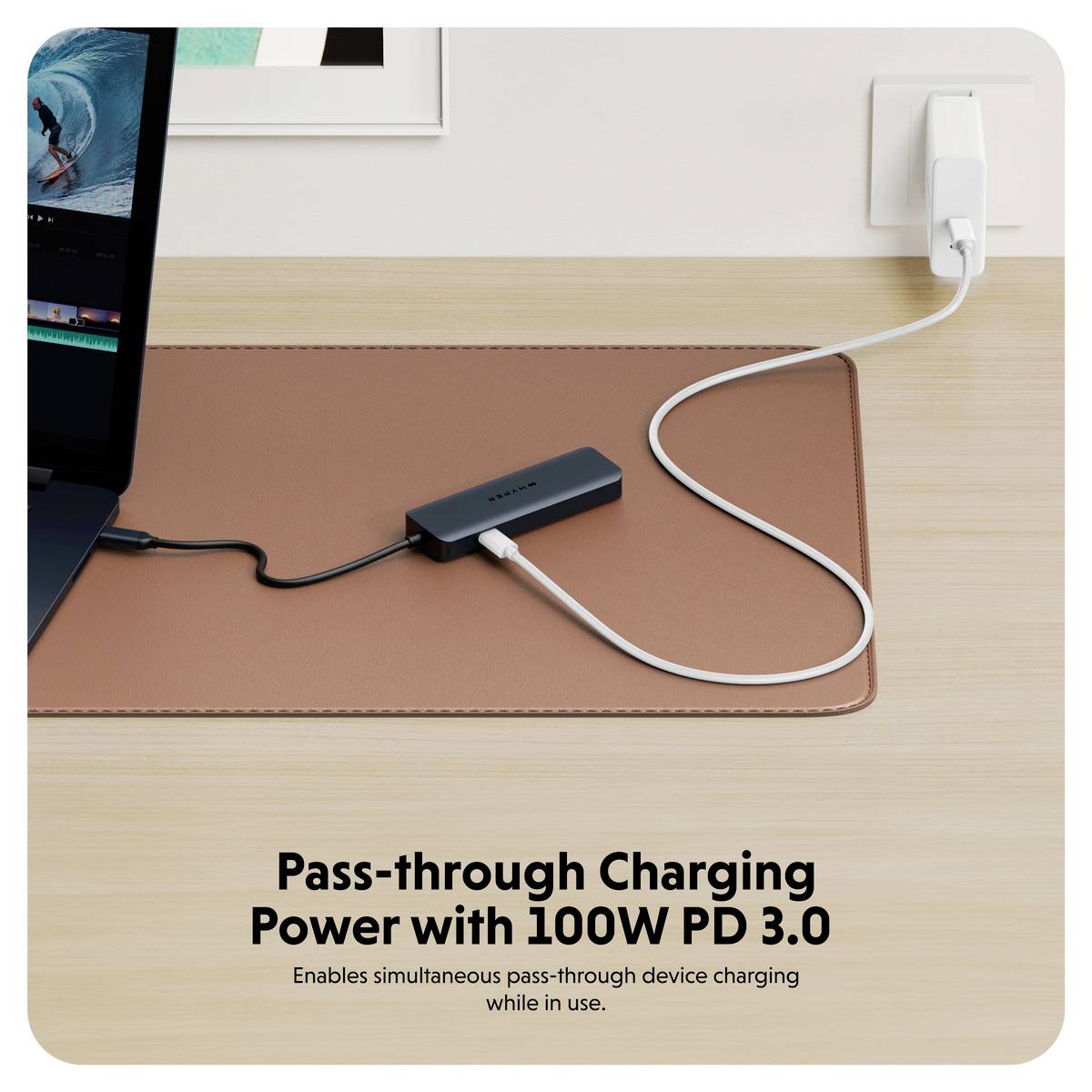 HYPER USB-C® Dockingstation HyperDrive EcoSmart Gen.2 Hub Passend für Marke Dockingstations: Universal USB-C® Power Delivery