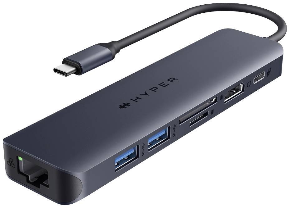 HYPER USB-C® Dockingstation HyperDrive EcoSmart Gen.2 Hub Passend für Marke Dockingstations: Universal USB-C® Power Delivery